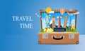 Travel and vacations concept Royalty Free Stock Photo