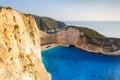 Travel Zakynthos island Greece shipwreck Navagio beach summer vacation