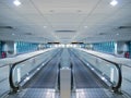 Travelator in airport Royalty Free Stock Photo