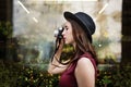 Traveler Photograph Journey Tourist Girl Lady Concept Royalty Free Stock Photo