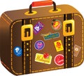 Traveler suitcase Royalty Free Stock Photo