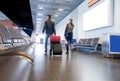 Travelers in airport