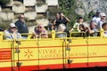 The travelers of the little yellow train of the Pyrenees