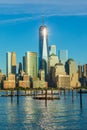 View to Manhattan from New Jersey Royalty Free Stock Photo