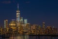 View to Manhattan from New Jersey Royalty Free Stock Photo