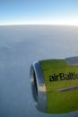 Traveling with Airbaltic plane to hot destinations.