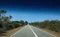 Traveling Along The Eyre Highway Across The Nullarbor Plains