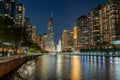 The sites of Chicago, Illinois Royalty Free Stock Photo