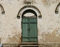 Mystical door to the old mansion