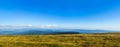 Traveling by the Carpathians. Polonyna Runa, Gostra, and other peaks. Spring, Summer and Autumn rest in the Carpathians. Green, Royalty Free Stock Photo