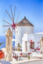 Traveling Concepts. Picturesque View of Incredible Greek Traditional Houses of Oia or Ia at Santorini Island in Greece. With