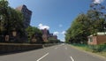 Storrow Drive, Boston, MA. Royalty Free Stock Photo