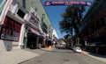 Fenway Park on Yawkey Way, Boston, MA. Royalty Free Stock Photo