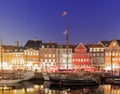 Traveling in the famous Nyhavn, Copenhagen