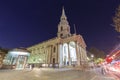 Traveling in the famous St Martin-in-the-fields, London, United