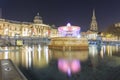 Traveling in the famous Trafalgar Square, London, United Kingdom Royalty Free Stock Photo