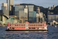 Traveling Hong Kong by Junk Boat Royalty Free Stock Photo