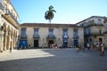 Old Havana. Evening at Cathedral Square Royalty Free Stock Photo