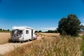 Traveling by mobil home Royalty Free Stock Photo