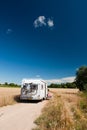 Traveling by mobil home Royalty Free Stock Photo