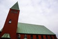 Traveling in Nagasaki, photographing a beautiful building.