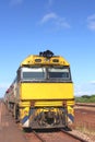 Long distance train for public transport in the Australian Outback, Australia