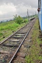 Traveling by train between Kandy and Ella. Sri Lanka