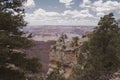 Traveling USA landmark. Grand Canyon. Arizona South Rim Royalty Free Stock Photo