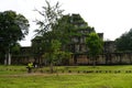 A TRAVELLER IN Koh Ker Temple in Cambodia