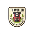 Traveller Outdoor Adventure Logo Design