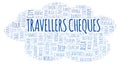 Travellers Cheques word cloud.