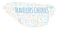 Travellers Cheques word cloud.