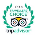 2018 Travellers Choice Tripadvisor logo icon vector - popular service with rating of hotels and attractions for travel.