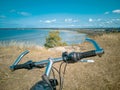 Travelling by bicycle Royalty Free Stock Photo