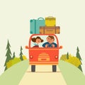 Travelling by car Royalty Free Stock Photo