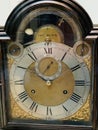 Travelling clock made by the famous watchmaker Thomas Mudge in the 18th century in Britain Royalty Free Stock Photo