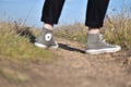 Travelling light in trailways of countryside fields