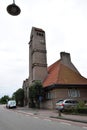 Old building in the town near the windmill park of the UNESCO World Heritage Kinderdijk, Netherlands