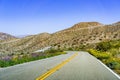 Travelling towards Coachella Valley through Santa Rosa and San Jacinto Mountains National Monument, south California, south