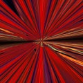 bright red stripes travelling towards far distant vanishing point at high speed Royalty Free Stock Photo