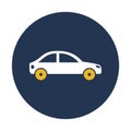 Travelling via car Isolated Vector icon that can be easily modified or edited Royalty Free Stock Photo