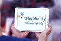 Travelocity travel company logo