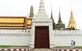 A couple was standing near to Grand Royal Palace, Bangkok Thailand Royalty Free Stock Photo