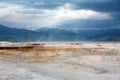 Traver-tine terrace in Yellowstone national park