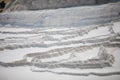 Travertin terraces in Pamukkale, Turkey