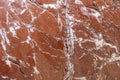 travertine emperor red marble texture background wall close up in natural patterns with high resolution detailed structure Royalty Free Stock Photo