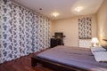 Travertine house - elegant bedroom