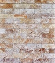 Travertine stone tiled wall texture, masonry background