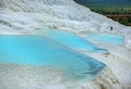 Travertine terraces of Pamukkale Royalty Free Stock Photo