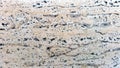 Travertine Wall with stone layers. Close up architecture wall. Royalty Free Stock Photo